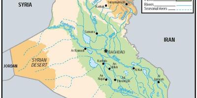 Žemėlapis Irako aukštis